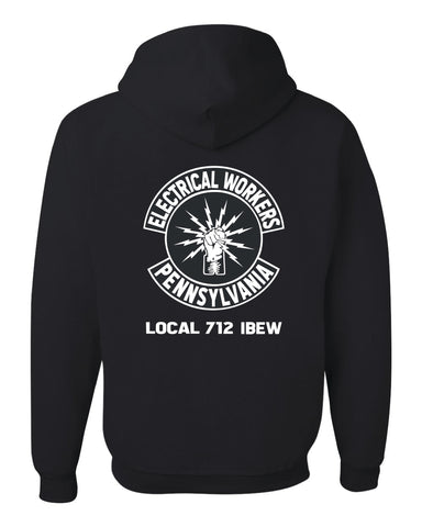 LOCAL 712 Electrical Workers of PA Motorcycle Riders Hoody (UNION-MADE IN THE USA)