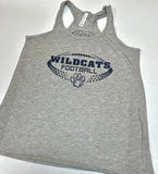 SHENANGO WILDCATS FOOTBALL 'DISTORTED BALL'  Bella Canvas Women's Flowy Tank