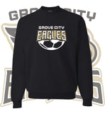 GROVE CITY EAGLES SOCCER - OVER BALL Crewneck Sweatshirt (MULTIPLE COLORS)