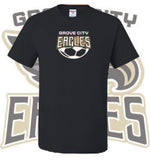 GROVE CITY EAGLES SOCCER - OVER BALL Short Sleeve T-Shirt (MULTIPLE COLORS)