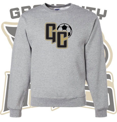 GROVE CITY SOCCER - GC BALL Crewneck Sweatshirt (MULTIPLE COLORS)