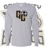 Personalized GROVE CITY SOCCER - GC BALL Longsleeve T-Shirt (MULTIPLE COLORS)