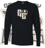 Personalized GROVE CITY SOCCER - GC BALL Longsleeve T-Shirt (MULTIPLE COLORS)