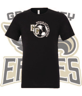 GROVE CITY SOCCER - GC BALL sketch - Bella Canvas TRIBLEND T-Shirt (Multiple Colors)