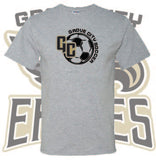 Personalized GROVE CITY SOCCER - GC BALL sketch Short Sleeve T-Shirt (MULTIPLE COLORS)