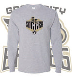 Personalized GROVE CITY SOCCER - CREST Longsleeve T-Shirt (MULTIPLE COLORS)