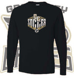 Personalized GROVE CITY SOCCER - CREST Longsleeve T-Shirt (MULTIPLE COLORS)