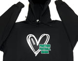 Personalized Riverside Football Mama Hooded Sweatshirt (TWO PLAYERS)