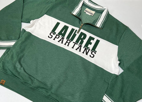 Laurel Spartans Ivy League Fleece Quarter-Zip