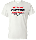 Warrior Baseball Home Plate T-Shirt  (4 Color Options)