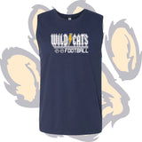 Wildcats Football ACDC Sleeveless T-Shirt