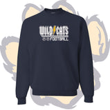 Wildcats Football ACDC Crewneck Sweatshirt