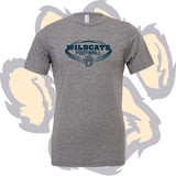 SHENANGO WILDCATS FOOTBALL 'DISTORTED BALL' Bella Canvas TRIBLEND T-Shirt