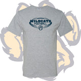 Shenango Wildcats Football 'Distorted Ball' Short Sleeve T-Shirt