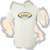 Shenango Wildcats Football 'Distorted Ball' Short Sleeve T-Shirt