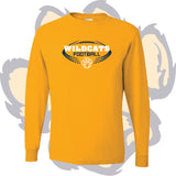 SHENANGO WILDCATS FOOTBALL 'DISTORTED BALL' Longsleeve T-Shirt