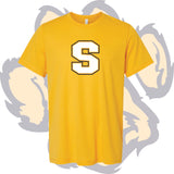 Shenango Wildcats 'S' Bella Canvas TRIBLEND T-Shirt