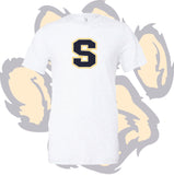 Shenango Wildcats 'S' Bella Canvas TRIBLEND T-Shirt