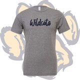 Shenango 'WILDCATS' Script Bella Canvas TRIBLEND T-Shirt