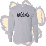 Shenango 'WILDCATS' Script Longsleeve T-Shirt