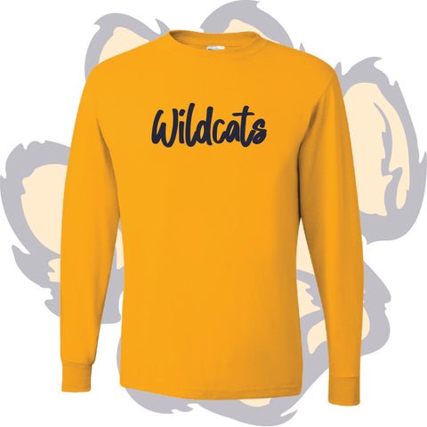 Shenango 'WILDCATS' Script Longsleeve T-Shirt