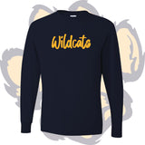 Shenango 'WILDCATS' Script Longsleeve T-Shirt