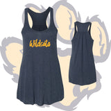 Shenango 'WILDCATS' Script Bella Canvas Women's Flowy Tank