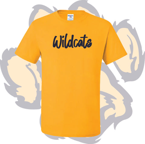 Shenango 'WILDCATS' Script Short Sleeve T-Shirt