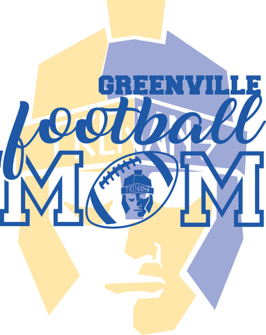 Greenville Football Mom Short Sleeve T-Shirt
