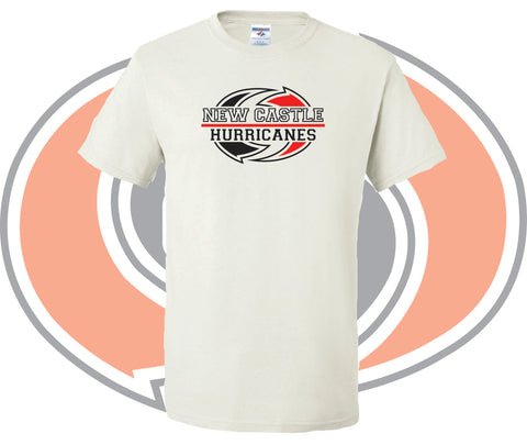 New Castle Hurricanes 'Two Color Hurricane' Short Sleeve T-Shirt
