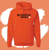 Personalized Sharon Football Narrow Hooded Sweatshirt (MULTIPLE COLORS)