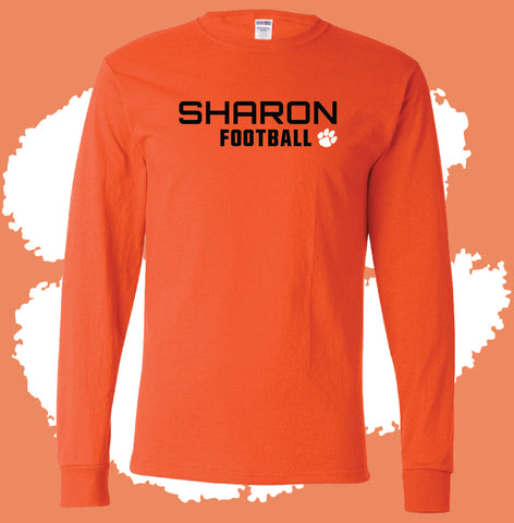 Personalized Sharon Football Narrow Longsleeve T-Shirt (MULTIPLE COLORS)