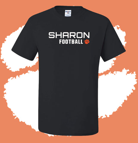 Sharon Football Narrow Short Sleeve T-Shirt (MULTIPLE COLORS)