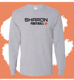 Personalized Sharon Football Narrow Longsleeve T-Shirt (MULTIPLE COLORS)