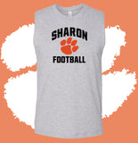 Sharon Tigers Sleeveless T-Shirt (MULTIPLE COLORS & DESIGNS)