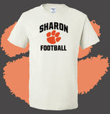 Sharon Football Arched Short Sleeve T-Shirt (MULTIPLE COLORS)