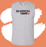 Sharon Tigers Sleeveless T-Shirt (MULTIPLE COLORS & DESIGNS)