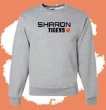 Personalized Sharon Tigers Crewneck Sweatshirt (MULTIPLE COLOR OPTIONS) (MULTIPLE DESIGNS)