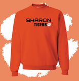 Personalized Sharon Tigers Crewneck Sweatshirt (MULTIPLE COLOR OPTIONS) (MULTIPLE DESIGNS)