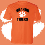 Personalized Sharon Tigers Arched Dri-Fit T-Shirt (MULTIPLE COLORS)