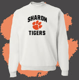 Personalized Sharon Tigers Crewneck Sweatshirt (MULTIPLE COLOR OPTIONS) (MULTIPLE DESIGNS)