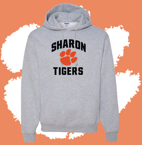 Sharon Tigers Arched Hooded Sweatshirt (MULTIPLE COLORS)