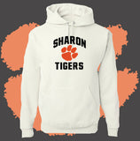 Sharon Tigers Arched Hooded Sweatshirt (MULTIPLE COLORS)