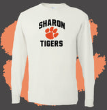 Personalized Sharon Tigers Arched Longsleeve T-Shirt (MULTIPLE COLORS)