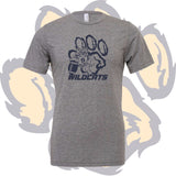 WildCATS Football Bella Canvas TRIBLEND T-Shirt - ONE COLOR LOGO