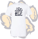 WildCATS Football Bella Canvas TRIBLEND T-Shirt - ONE COLOR LOGO