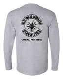 LOCAL 712 Electrical Workers of PA Motorcycle Riders Long Sleeve Pocket T-Shirt (UNION-MADE IN THE USA)