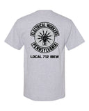 IBEW 712 Electrical Workers of PA Motorcycle Riders Hanes Short Sleeve Pocket T-Shirt