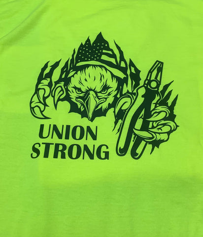 Union Strong long sleeve pocket tee