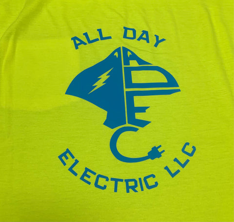All Day Electric long sleeve pocket tee